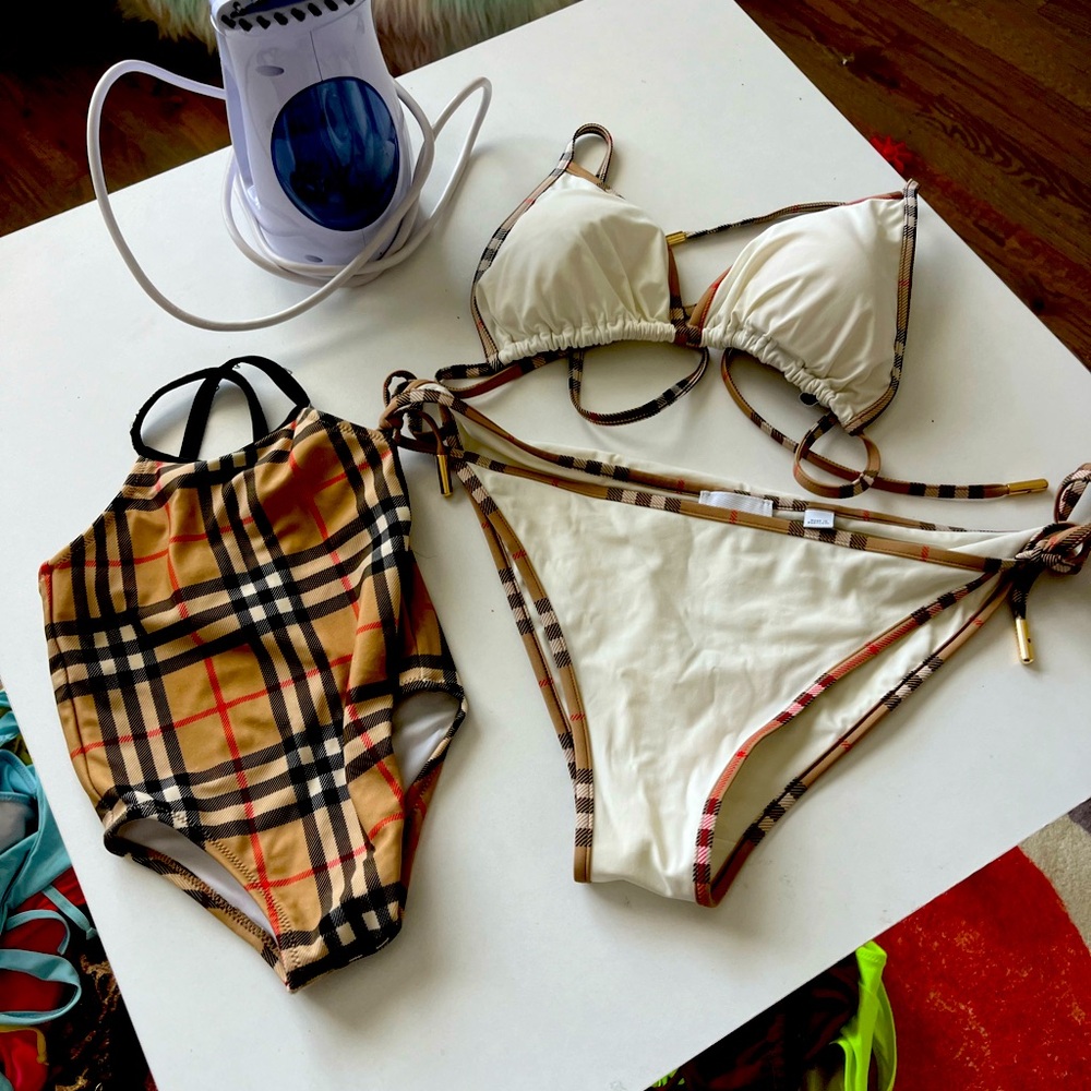 Burberry Mommy Daughter Swimset - worn 2x $550